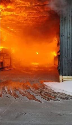 Firefighters Battle Frigid Cold During 3-Alarm Fire at Blaine Fleet Farm