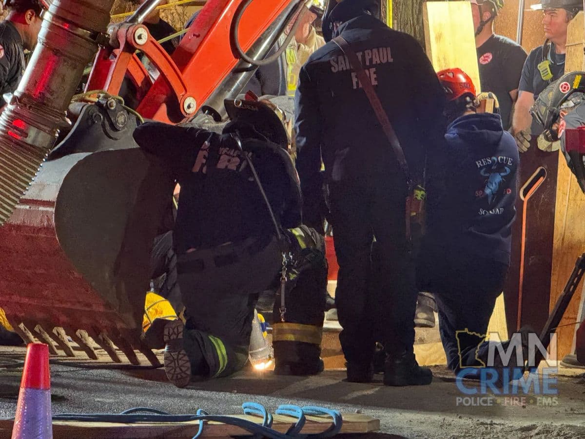 Hours-Long Operation Rescues Man From Collapsed Minneapolis Trench
