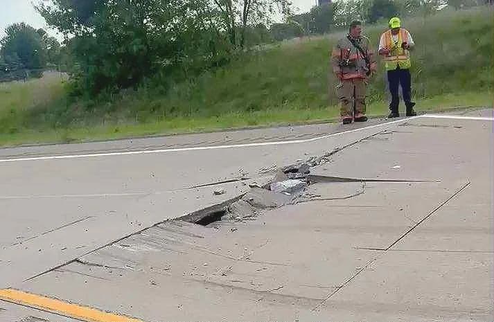 VIDEO: Road Buckle Causes Serious Motorcycle Crash In Cambridge