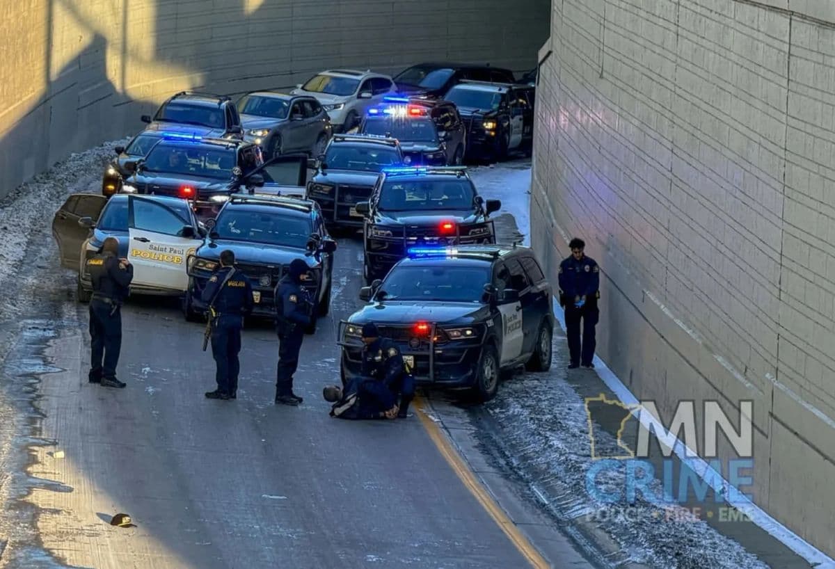 Saint Paul Police Shoot Armed Suspect After Stolen Vehicle Pursuit