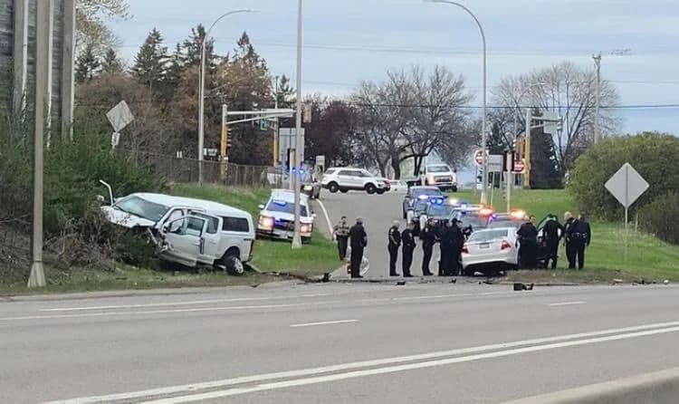 High-Speed Chase Ends in Fiery Head-On Crash in Bloomington